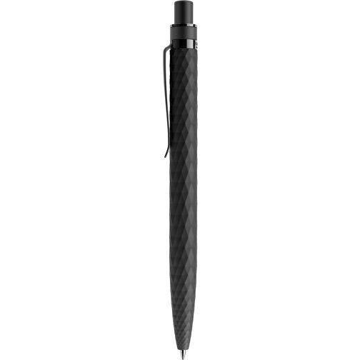 Prodir QS01 Soft Touch PRS Push Kugelschreiber , Prodir, schwarz/schwarz satiniert, Kunststoff/Metall, 14,10cm x 1,60cm (Länge x Breite), Bild 2