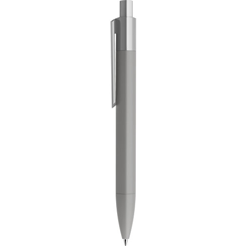 Prodir DS4 Soft Touch PRR Push Kugelschreiber , Prodir, delfingrau, Kunststoff, 14,10cm x 1,40cm (Länge x Breite), Bild 2