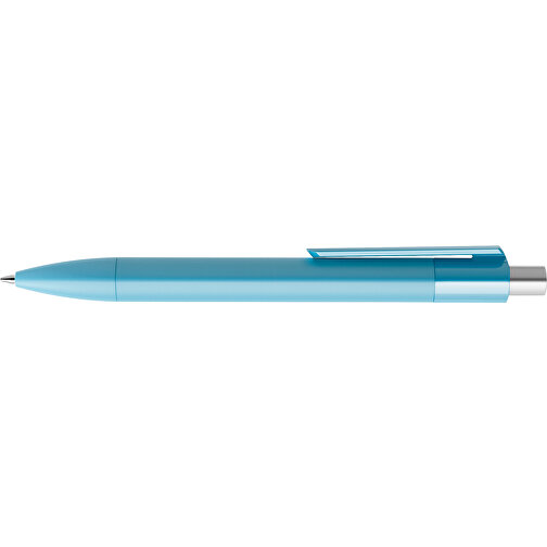 Prodir DS4 PMM Push Kugelschreiber , Prodir, dusty blue / silber satiniert, Kunststoff, 14,10cm x 1,40cm (Länge x Breite), Bild 5