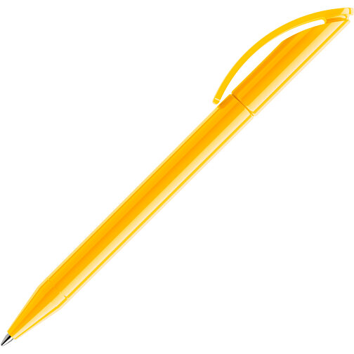 Prodir DS3 TPP Twist Kugelschreiber , Prodir, gelb, Kunststoff, 13,80cm x 1,50cm (Länge x Breite), Bild 4