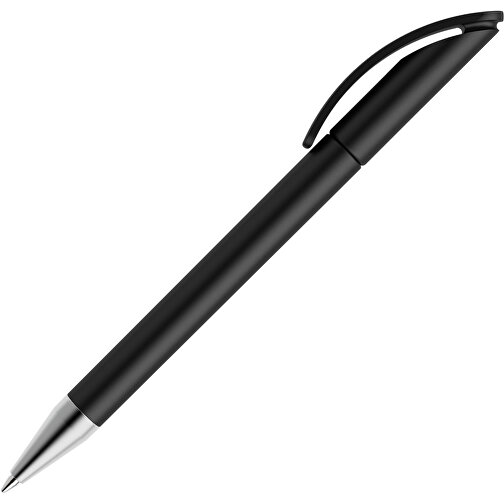 Prodir DS3 TMS Twist Kugelschreiber , Prodir, schwarz, Kunststoff/Metall, 13,80cm x 1,50cm (Länge x Breite), Bild 4