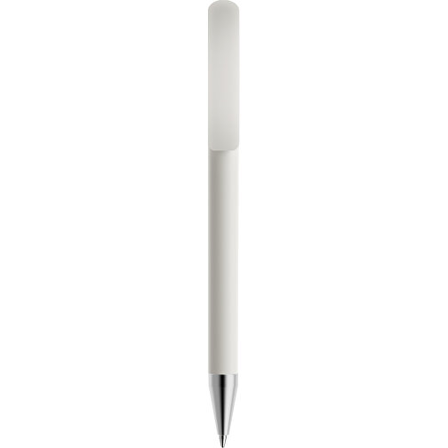 Prodir DS3 TMS Twist Kugelschreiber , Prodir, weiß, Kunststoff/Metall, 13,80cm x 1,50cm (Länge x Breite), Bild 1
