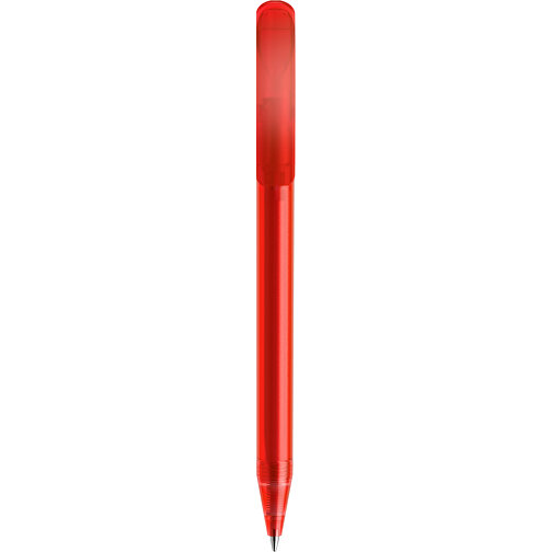 Prodir DS3 TFF Twist Kugelschreiber , Prodir, rot, Kunststoff, 13,80cm x 1,50cm (Länge x Breite), Bild 1