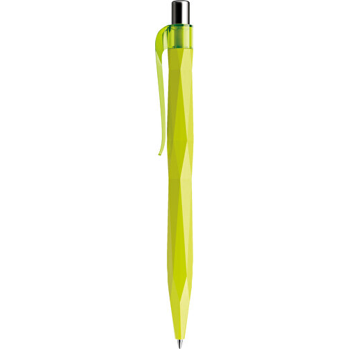 Prodir QS20 PRT Push Kugelschreiber , Prodir, gelbgrün / silber poliert, Kunststoff/Metall, 14,10cm x 1,60cm (Länge x Breite), Bild 2