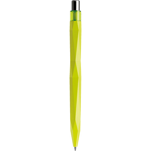 Prodir QS20 PRT Push Kugelschreiber , Prodir, gelbgrün / silber poliert, Kunststoff/Metall, 14,10cm x 1,60cm (Länge x Breite), Bild 3