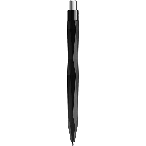 Prodir QS20 PRP Push Kugelschreiber , Prodir, schwarz / silber satiniert, Kunststoff/Metall, 14,10cm x 1,60cm (Länge x Breite), Bild 3