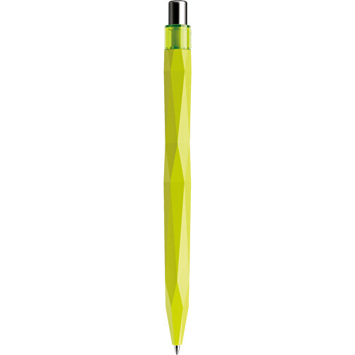 Prodir QS20 PMT Push Kugelschreiber , Prodir, gelbgrün/silber poliert, Kunststoff/Metall, 14,10cm x 1,60cm (Länge x Breite), Bild 3