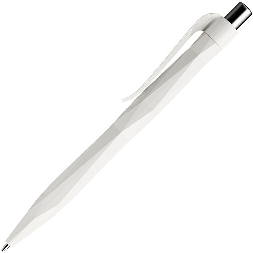 Prodir QS20 PMP Push Kugelschreiber , Prodir, weiß / silber, Kunststoff/Metall, 14,10cm x 1,60cm (Länge x Breite), Bild 4