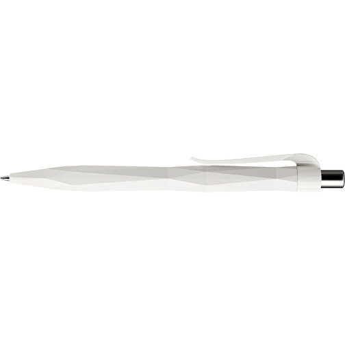 Prodir QS20 PMP Push Kugelschreiber , Prodir, weiß / silber, Kunststoff/Metall, 14,10cm x 1,60cm (Länge x Breite), Bild 5