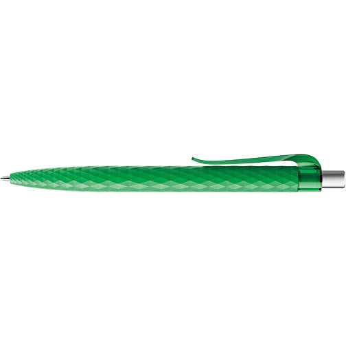 Prodir QS01 PMT Push Kugelschreiber , Prodir, hellgrün/silber satiniert, Kunststoff/Metall, 14,10cm x 1,60cm (Länge x Breite), Bild 5