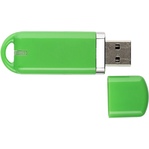 USB-Stick Focus Glänzend 3.0 64GB , Promo Effects MB , grün MB , 65 GB , Kunststoff MB , 10 - 45 MB/s MB , , Bild 3