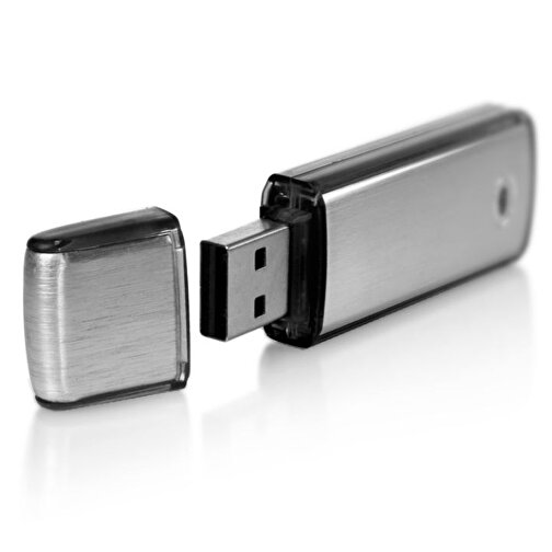 USB-Stick AMBIENT  64GB , Promo Effects MB , schwarz MB , 65 GB , Aluminium / Kunststoff MB , 3 - 10 MB/s MB , 6,70cm x 0,90cm x 2,10cm (Länge x Höhe x Breite), Bild 2