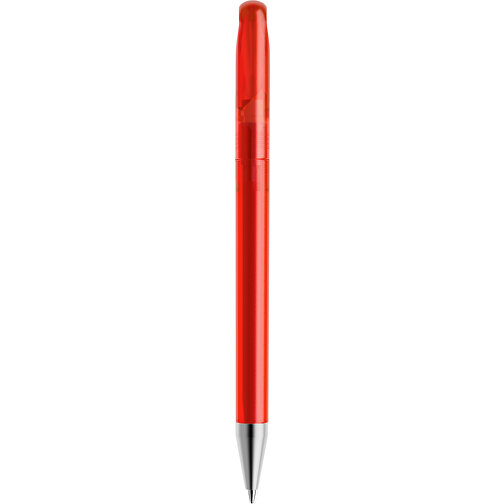 Prodir DS1 TFS Twist Kugelschreiber , Prodir, rot, Kunststoff/Metall, 14,10cm x 1,40cm (Länge x Breite), Bild 3