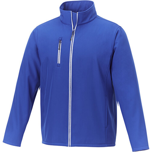 Orion Softshelljacke Für Herren , blau, Mechanisches Stretch Woven 100% Polyester, 250 g/m2, Bonding, Microfleece 100% Polyester, L, , Bild 1