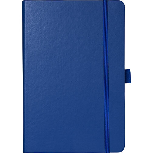 Nova A5 Gebundenes Notizbuch , blau, Lederimitat Papier, 21,50cm x 1,60cm x 14,20cm (Länge x Höhe x Breite), Bild 2