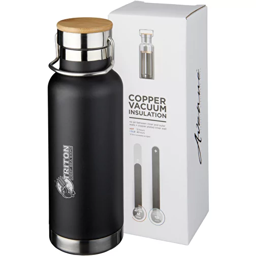 Bouteille de sport de 480 ml avec isolation par le vide et cuivre Thor, Image 3