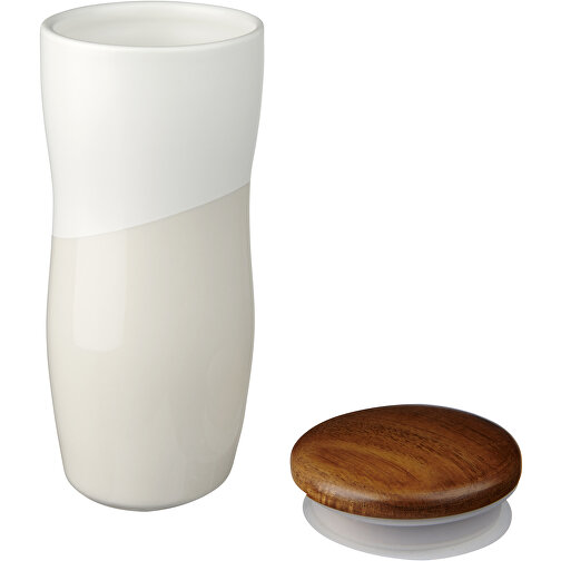 Dwuwarstwowy kubek ceramiczny Reno o pojemności 370 ml, Obraz 4