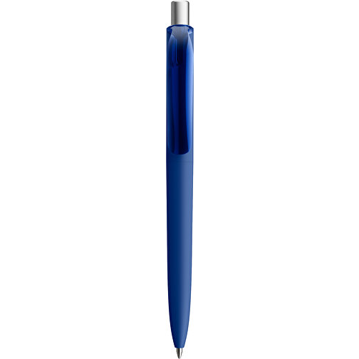 Prodir DS8 PRR Push Kugelschreiber , Prodir, klassikblau/silber satiniert, Kunststoff/Metall, 14,10cm x 1,50cm (Länge x Breite), Bild 1