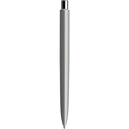 Prodir DS8 PMM Push Kugelschreiber , Prodir, delfingrau/silber poliert, Kunststoff/Metall, 14,10cm x 1,50cm (Länge x Breite), Bild 3