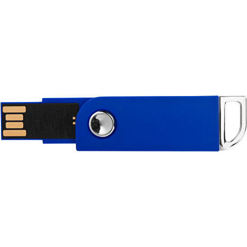 Swivel Rectangular USB-Stick , blau MB , 32 GB , Kunststoff MB , 5,40cm x 1,70cm x 0,70cm (Länge x Höhe x Breite), Bild 7
