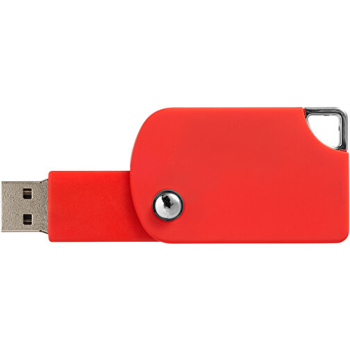 Swivel Square USB-Stick , rot MB , 32 GB , Kunststoff MB , 5,00cm x 3,10cm x 1,00cm (Länge x Höhe x Breite), Bild 7