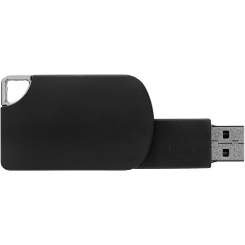 Swivel Square USB-Stick , schwarz MB , 4 GB , Kunststoff MB , 5,00cm x 3,10cm x 1,00cm (Länge x Höhe x Breite), Bild 6