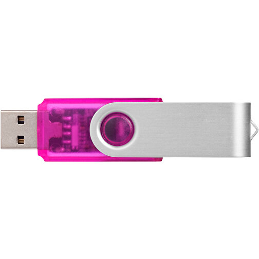 Rotate Transculent USB-Stick , rosa MB , 32 GB , Kunststoff, Aluminium MB , 5,80cm x 1,90cm x 1,00cm (Länge x Höhe x Breite), Bild 7