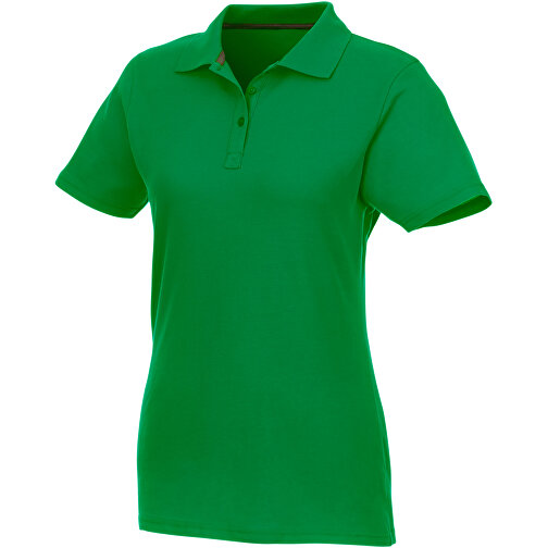 Helios Poloshirt Für Damen , farngrün, Piqué Strick 100% BCI Baumwolle, 180 g/m2, XXL, , Bild 1