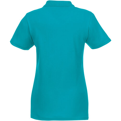 Helios Poloshirt Für Damen , aquablau, Piqué Strick 100% BCI Baumwolle, 180 g/m2, XXL, , Bild 4