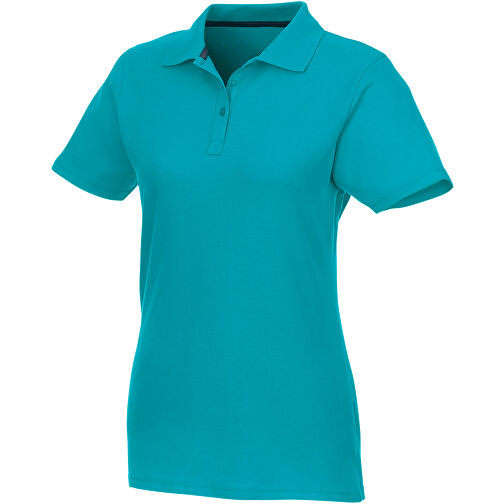Helios Poloshirt Für Damen , aquablau, Piqué Strick 100% BCI Baumwolle, 180 g/m2, XL, , Bild 1