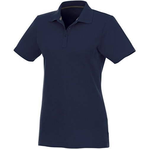 Helios Poloshirt Für Damen , navy, Piqué Strick 100% BCI Baumwolle, 180 g/m2, S, , Bild 1