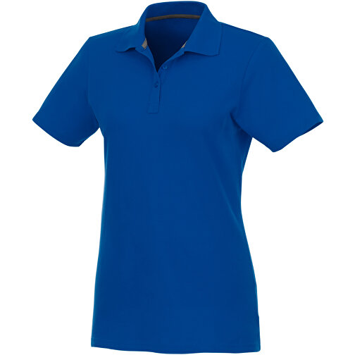 Helios Poloshirt Für Damen , blau, Piqué Strick 100% BCI Baumwolle, 180 g/m2, L, , Bild 1