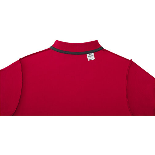 Helios Poloshirt Für Damen , rot, Piqué Strick 100% BCI Baumwolle, 180 g/m2, XS, , Bild 6