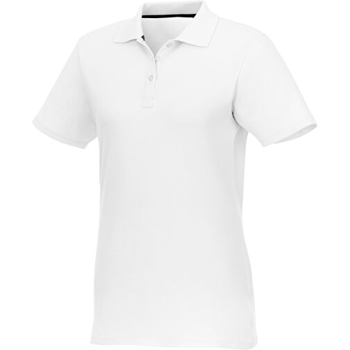 Helios Poloshirt Für Damen , weiß, Piqué Strick 100% BCI Baumwolle, 180 g/m2, XL, , Bild 1