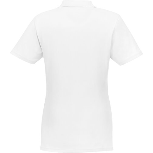 Helios Poloshirt Für Damen , weiss, Piqué Strick 100% BCI Baumwolle, 180 g/m2, L, , Bild 5