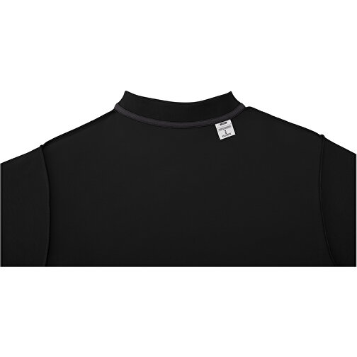 Helios Poloshirt Für Herren , schwarz, Piqué Strick 100% BCI Baumwolle, 180 g/m2, 5XL, , Bild 6