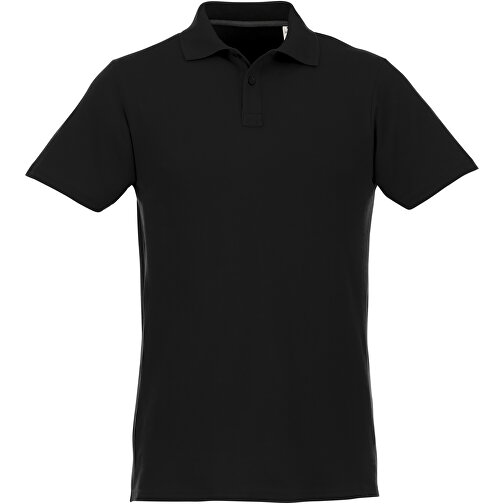 Helios Poloshirt Für Herren , schwarz, Piqué Strick 100% BCI Baumwolle, 180 g/m2, XS, , Bild 4