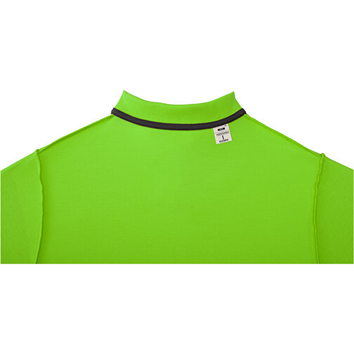 Helios Poloshirt Für Herren , apfelgrün, Piqué Strick 100% BCI Baumwolle, 180 g/m2, 3XL, , Bild 4
