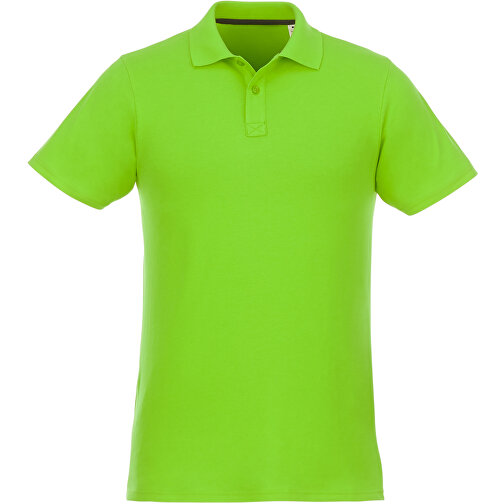 Helios Poloshirt Für Herren , apfelgrün, Piqué Strick 100% BCI Baumwolle, 180 g/m2, L, , Bild 1