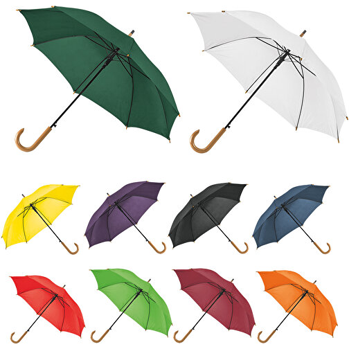 PATTI. Regenschirm Aus 190T-Polyester Mit Automatischer Öffnung , hellgrün, 190T Polyester, , Bild 2