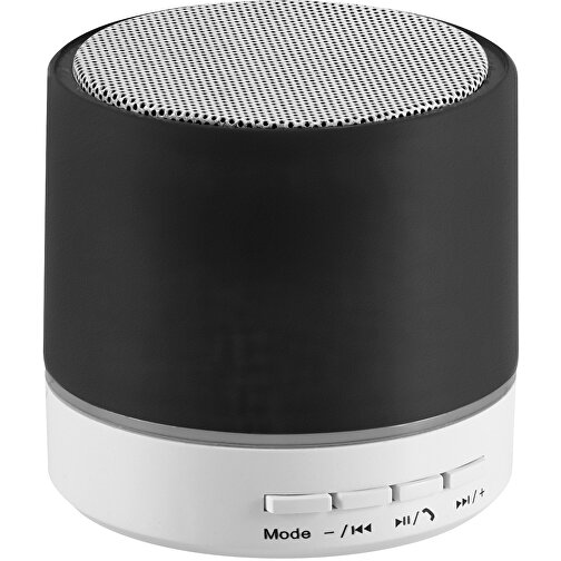 PEREY. Tragbarer Lautsprecher ABS Mit Mikrofon , schwarz, ABS, , Bild 1