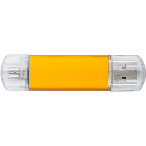 USB-Stick ALU SMART 2.0 64GB , Promo Effects MB , orange MB , 65 GB , Aluminium MB , 3 - 10 MB/s MB , 3,80cm x 1,75cm (Länge x Breite), Bild 2
