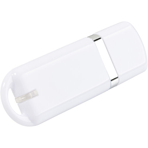USB-Stick Focus Glänzend 2.0 64GB , Promo Effects MB , weiß MB , 65 GB , Kunststoff MB , 3 - 10 MB/s MB , , Bild 1
