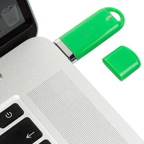 USB-Stick Focus Glänzend 2.0 64GB , Promo Effects MB , grün MB , 65 GB , Kunststoff MB , 3 - 10 MB/s MB , , Bild 4