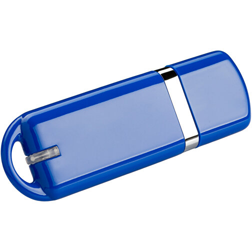 USB-Stick Focus Glänzend 2.0 64GB , Promo Effects MB , blau MB , 65 GB , Kunststoff MB , 3 - 10 MB/s MB , , Bild 1