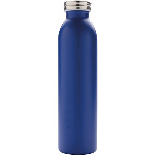 Auslaufgeschützte Kupfer-Vakuum-Flasche, Blau , blau, Edelstahl, 26,00cm (Höhe), Bild 2