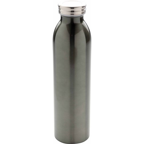 Auslaufgeschützte Kupfer-Vakuum-Flasche, Grau , grau, Edelstahl, 26,00cm (Höhe), Bild 1