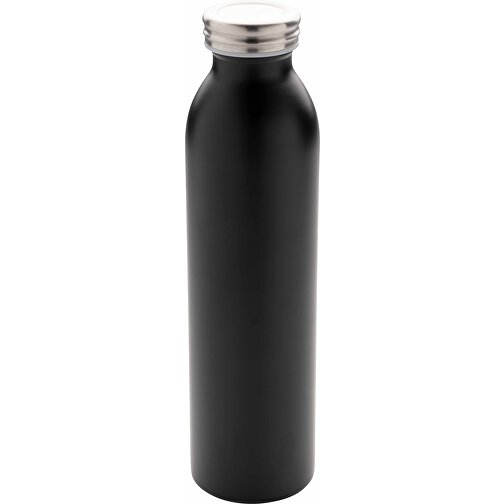 Auslaufgeschützte Kupfer-Vakuum-Flasche, Schwarz , schwarz, Edelstahl, 26,00cm (Höhe), Bild 1