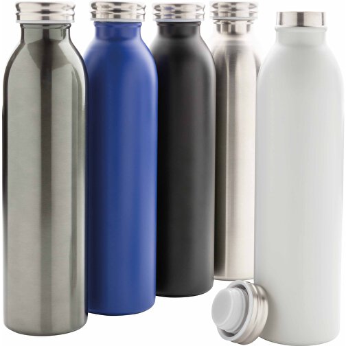 Auslaufgeschützte Kupfer-Vakuum-Flasche, Silber , silber, Edelstahl, 26,00cm (Höhe), Bild 9