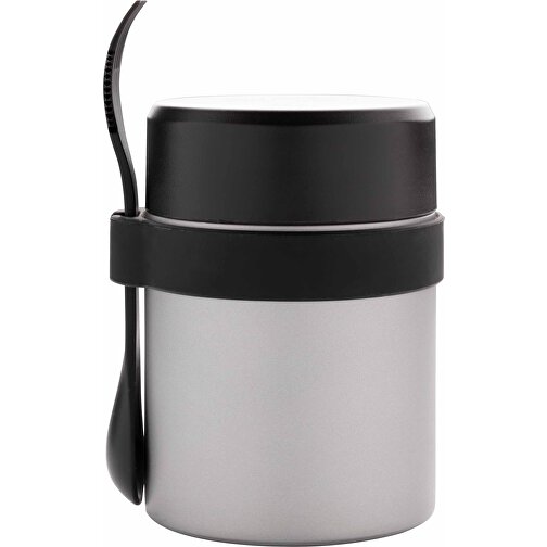 Bogota Food-Container Mit Keramik-Überzug, Silber , silber, Edelstahl, 13,00cm (Höhe), Bild 2